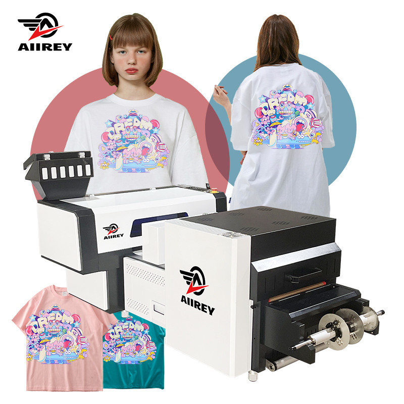 DTF Printing Equipment Manufacturer 40CM Dtf Printing L1119 Film Heat Transfer Dtf Printer With Spill Powder Machine