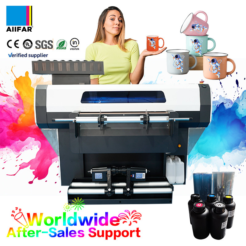 Inkjet UV DTF Printer Plate Type For Manufacturing Plant Retail Printing Shops
