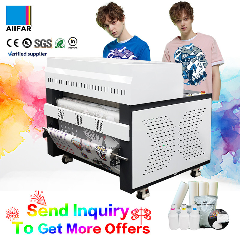 DTF Printer Paste Rocking Powder Machine For T Shirt Bag Sock And Shoe Printing