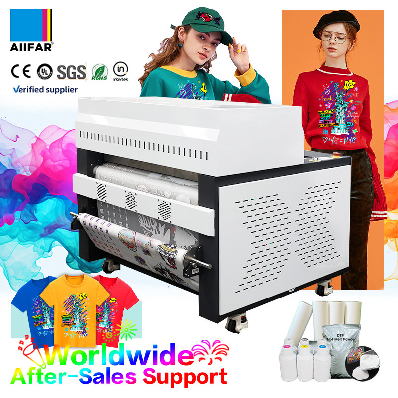 Three Stage Heating DTF Powder Shaker Machine With Auto Powder Return And Induction System