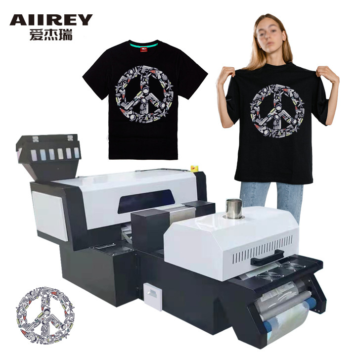 XP600 PET Film 30cm DTF Transfer Printer Plate Type Roll To Roll
