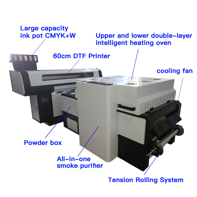 CMYK Color Heat Transfer Printing Machine  T Shirt Dtf Printer